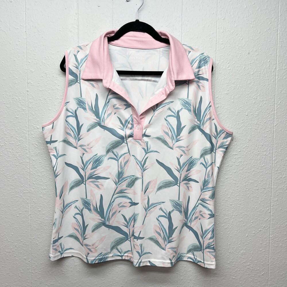 Jack Smith Womens Top 2XL Floral Outdoor Fishing Walking Breathable Beachy